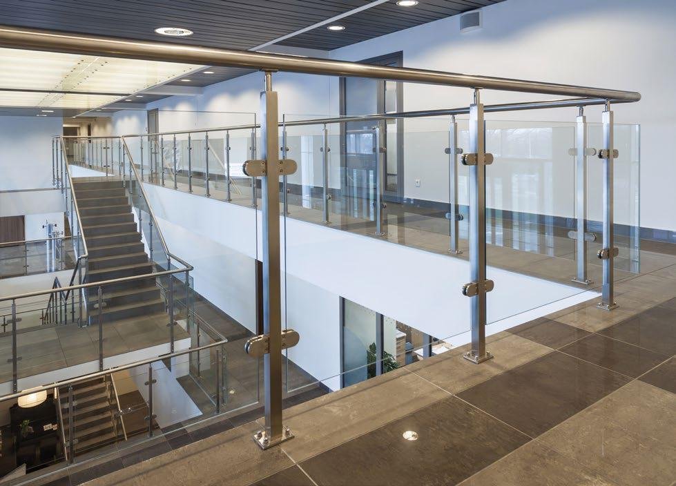 SS Railings with Glass