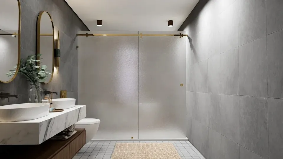 Sliding Frosted Gold