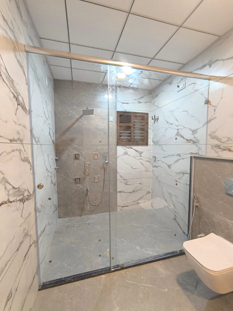 Luxury Residence Openable Shower Enclosure